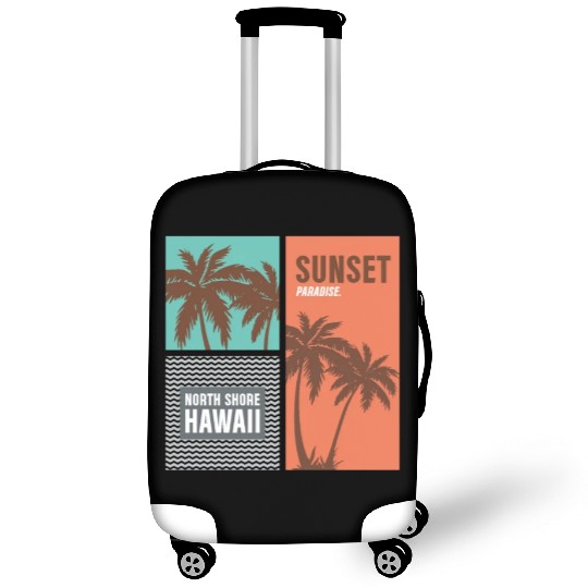 Sunset Paradise North Shore Hawaii Luggage Covers