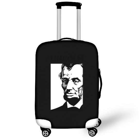 Black White Abraham Lincoln Luggage Covers