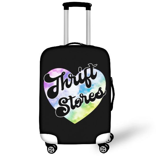 Thrift Stores pastel clouds heart Luggage Covers