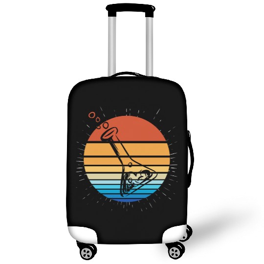 Science Chemist Chemistry Sunset Laboratory Flask Luggage Covers
