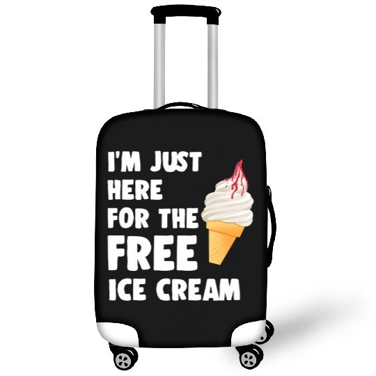 I'M Just Here For The Free Ice Cream Cruise 2023 Luggage Covers