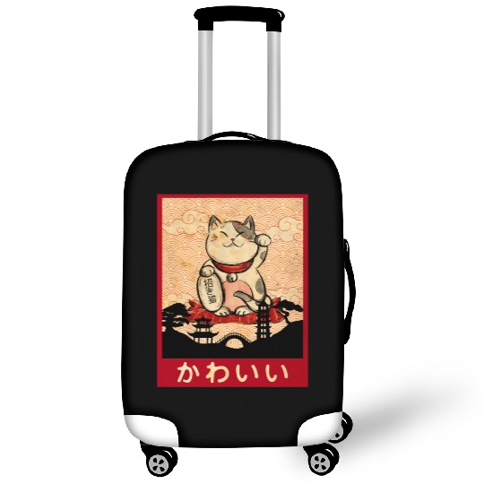 Cat Ramen Bowl Anime Japanese Noodles aii Neko Luggage Covers