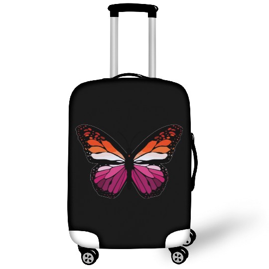 Lesbian Monarch Butterfly Sticker Luggage Covers