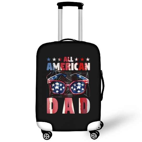 All American Dad Luggage Covers