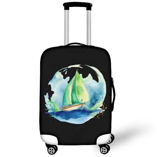 Boat Boating Sailor Sailboat Sailing Yachting Luggage Covers