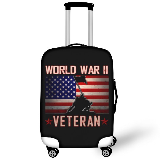 American Patriot Wwii Veteran Military World War 2 Luggage Covers