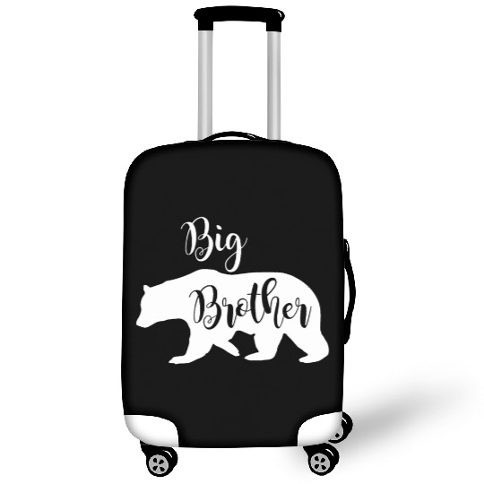 Big Brother Bear Design in White Fun Sibling Gift Luggage Covers
