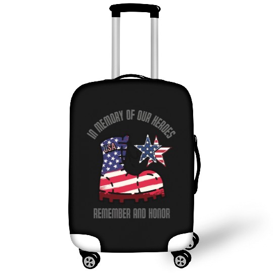 God bless America the land of the free Luggage Covers