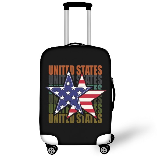 God bless America the land of the free Luggage Covers