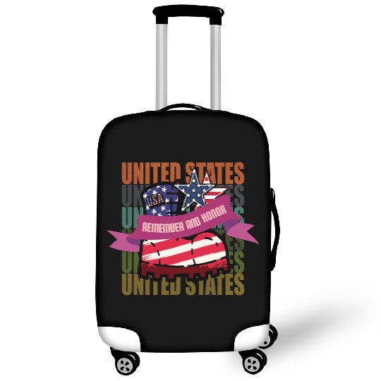 God bless America the land of the free Luggage Covers