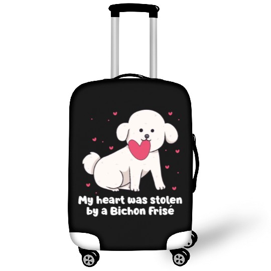My Heart Was Stolen By A Bichon Frise Luggage Covers