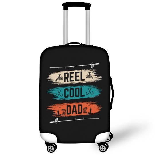 reel cool dad Luggage Covers