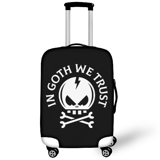 In Goth We Trust (Gothic / Skull / Death’s Head) Luggage Covers
