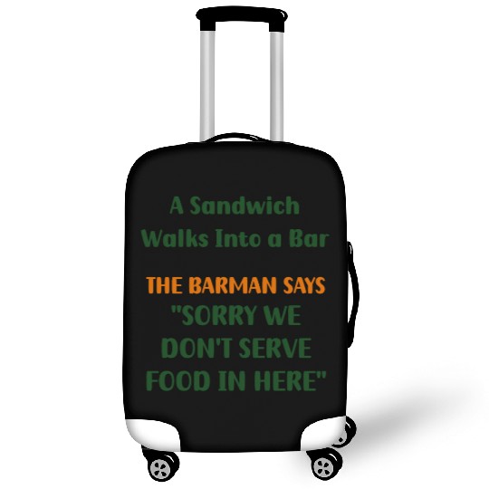 Unexpected Encounter: When a Sandwich Enters a Bar Luggage Covers