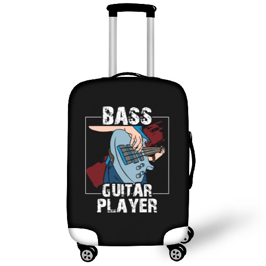 Bass Guitar Player Band Musician Music Luggage Covers