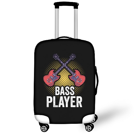 Bass Player Music Guitar Band Musician Luggage Covers
