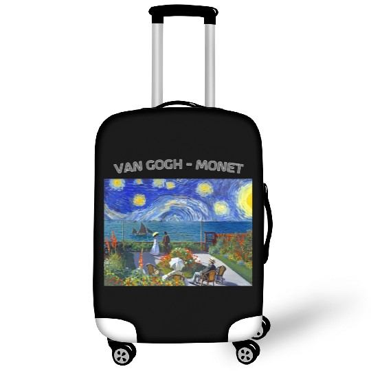 Starry Night Garden At Sainte Adresse Impressionis Luggage Covers