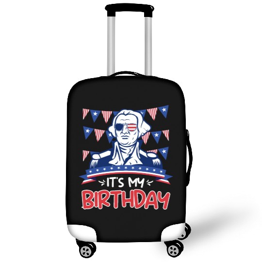 Its my Birthday Independence Day George Washington Luggage Covers