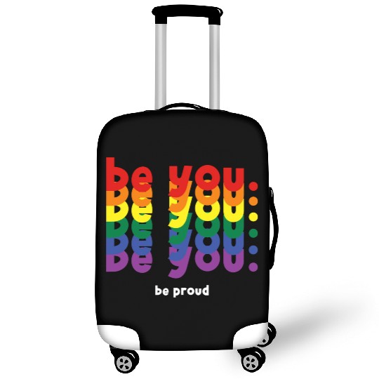 Be You LGBTQ Pride Rainbow Lesbian Gay LGBT Ally Luggage Covers