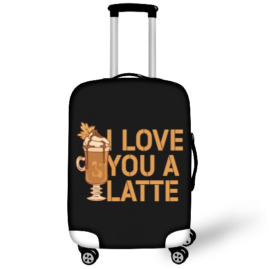 I Love You A Latte Couples Romance Luggage Covers