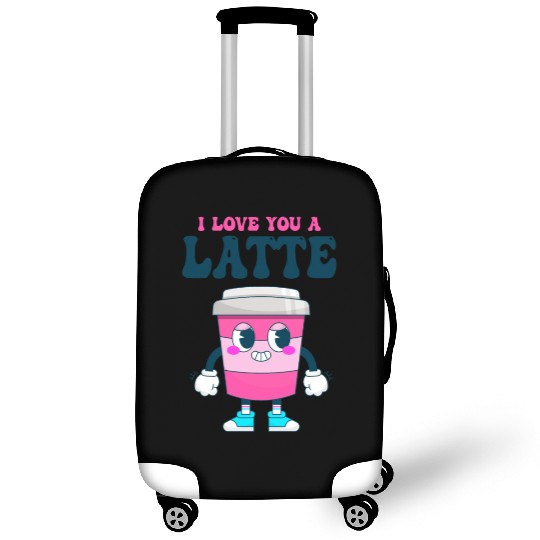 I Love You A Latte Couples Romance Luggage Covers