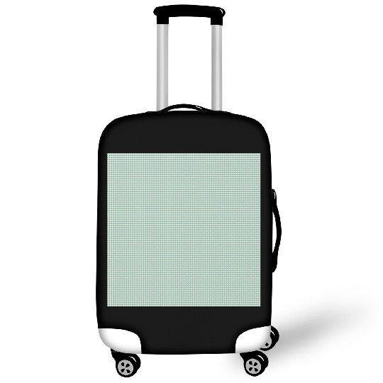 Teal Dots Pattern Luggage Covers