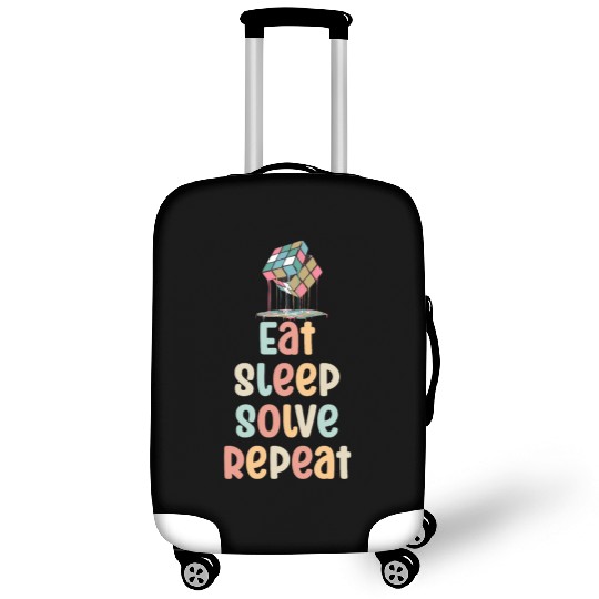 Eat Sleep Solve Repeat Luggage Covers