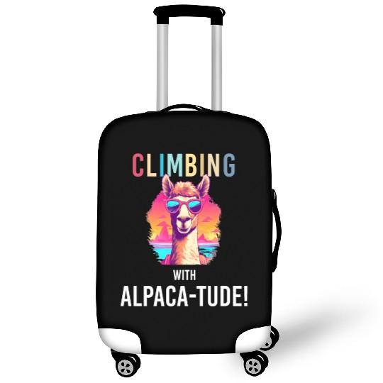 Funny Alpaca with Sunglasses - Alpaca-tude Luggage Covers