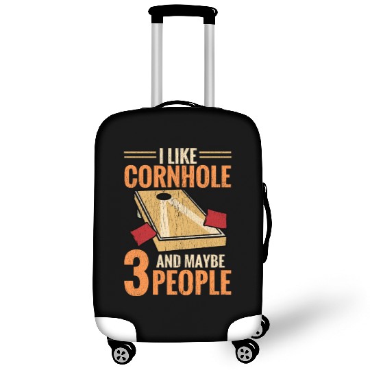 Funny Corn Hole Luggage Covers