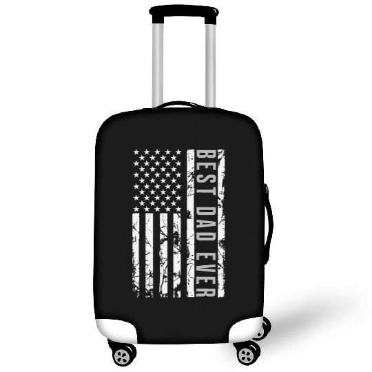 Best Dad Ever American Flag Luggage Covers