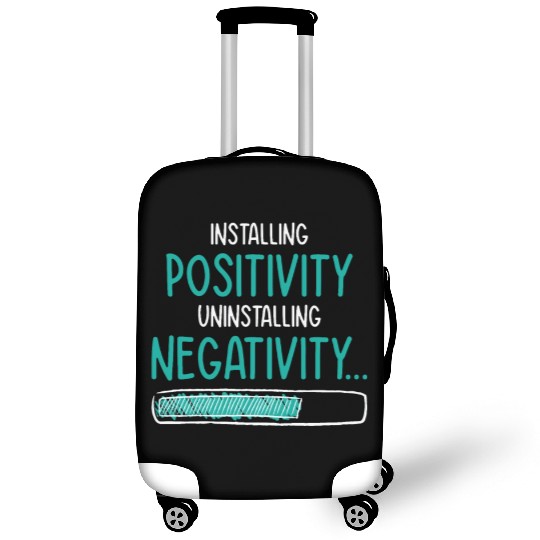 Installing Optimistic People Happiness Positive Luggage Covers
