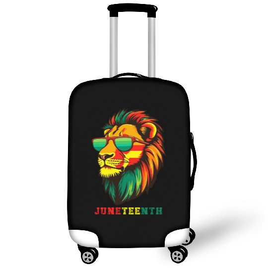 Lion Juneteenth African American Black History Luggage Covers