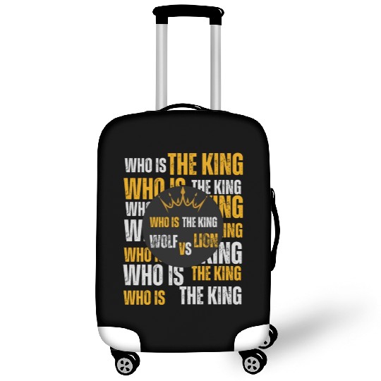 Wolf vs Lion Luggage Covers