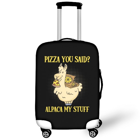 Alpaca My Bags Pizza You Said Pizza Lover 80s Luggage Covers