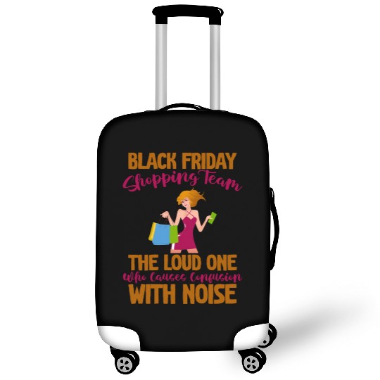 Black Friday Shopping Team 4 Luggage Covers