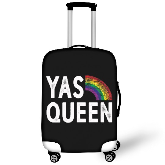 LGBT Lesbian Gay Pride Yas Queen Rainbow Flag Luggage Covers