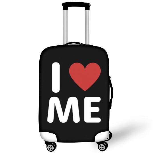 I love me green Luggage Covers