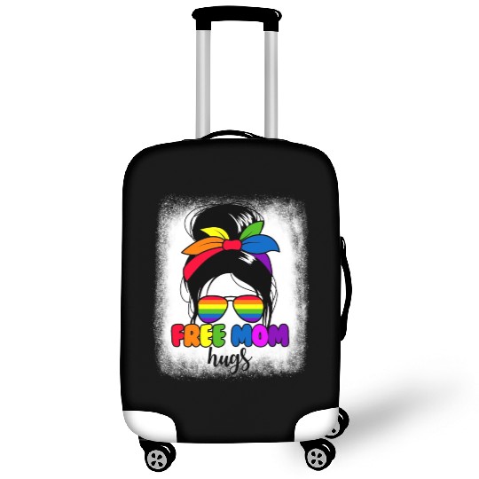 Free Mom Hugs Womens Messy Bun LGBTQ Free Mom Hugs Luggage Covers