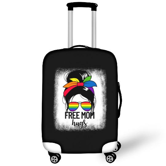 Free Mom Hugs Womens Messy Bun LGBTQ Free Mom Hugs Luggage Covers