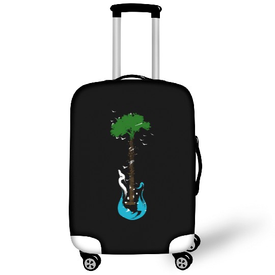 Guitar Nature Musician Earth Day Tree Guitarist Luggage Covers