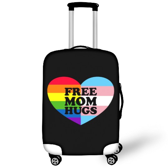 Free Mom Hugs Gay Pride Trans Flag LGBTQ Free Hugs Luggage Covers