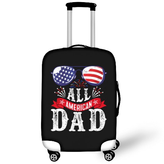 All American Dad America Pride US Patriot Luggage Covers