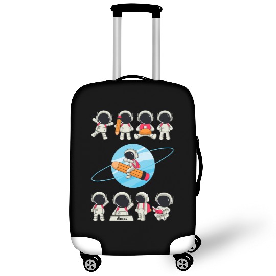 WINKYES - Funny Astronauts Luggage Covers
