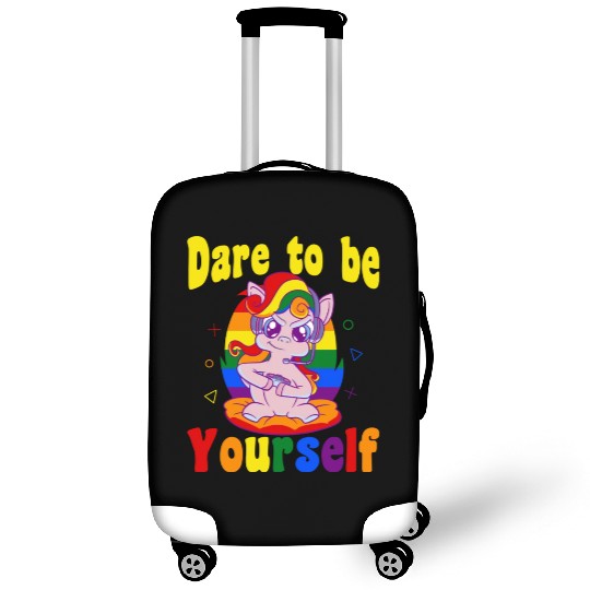 Dare to be Gaymer Lesbian Girl Gamer gift Luggage Covers