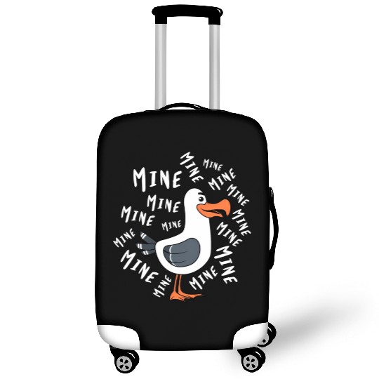 Mine Mine Mine Seagull Bird Beach Chicken Luggage Covers