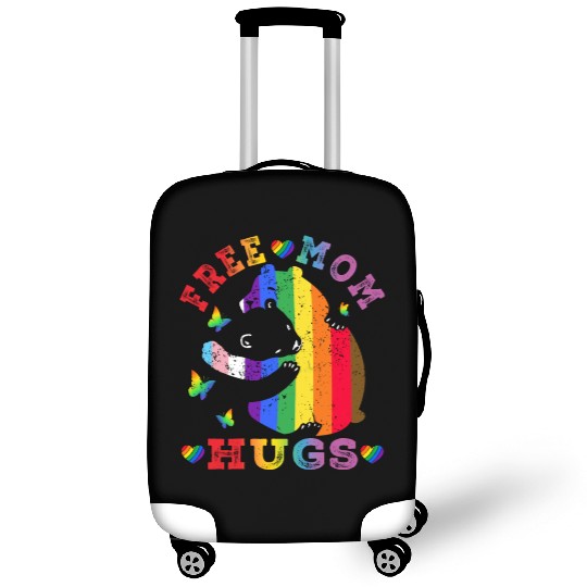 Gay LGBT Pride Mama Bear For Women Free Mom Hugs Luggage Covers