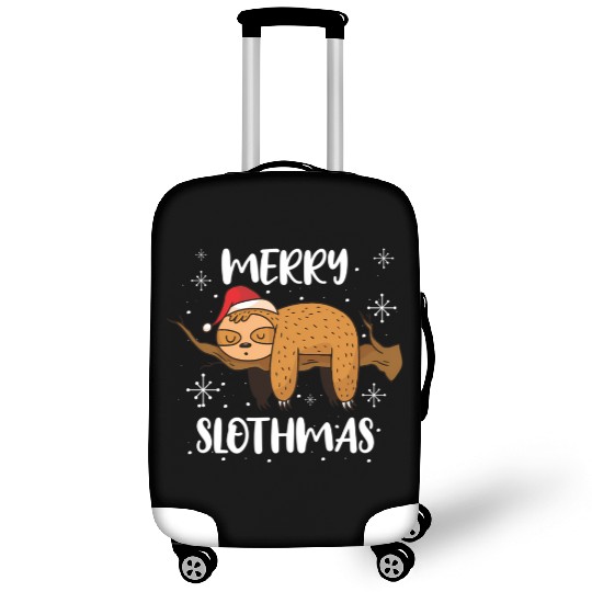 Merry Slothmas Sloth For Sloth Luggage Covers