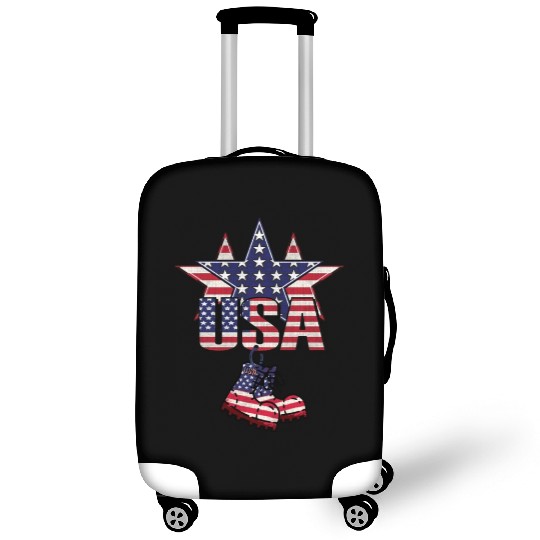 God bless America the land of the free Luggage Covers