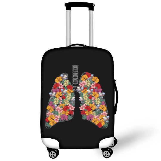 Anatomical Lungs Flowers Medical Science Anatomy T Luggage Covers