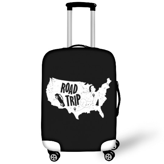 Road Trip US Map | Vacation Travel Luggage Covers
